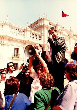 Marcha en calles de Santiago