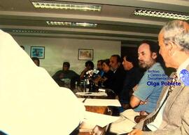 Conferencia de prensa dirigentes nacionales