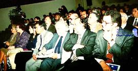 Dirigente nacional en acto cultural