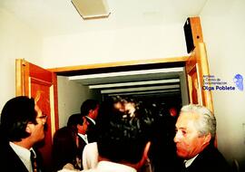 Conferencia de prensa de dirigentes nacionales