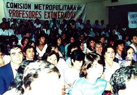 Protesta de docentes de francés