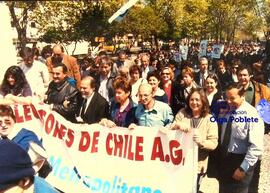 Marcha en calles de Santiago